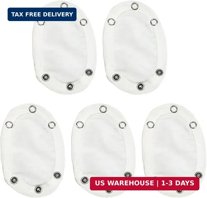 5Pcs White Jumpsuit Diaper Infant Romper Length Extender Bodysuit Snap Button Ex
