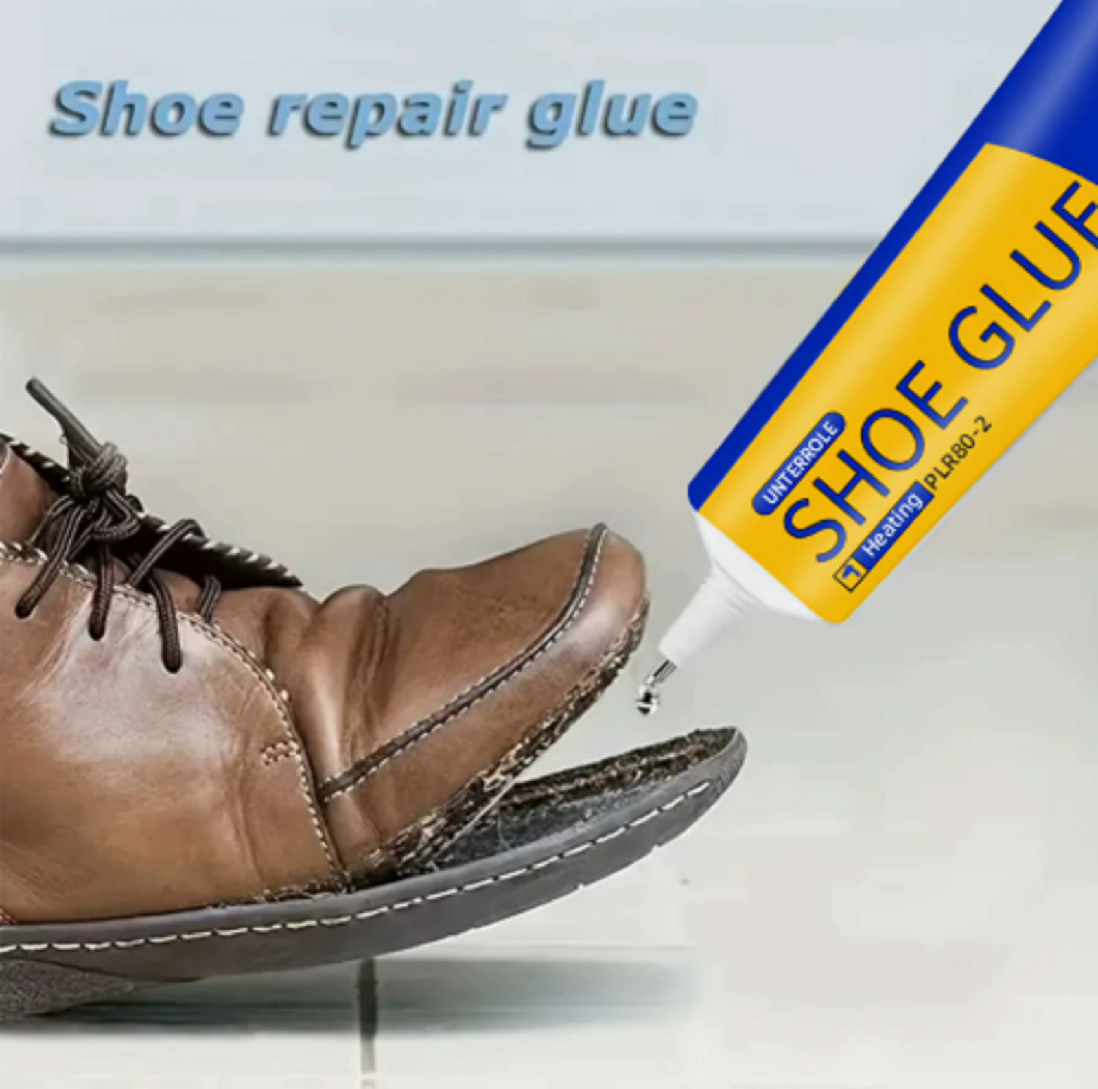Shoe-Fix Glue: Pro Grade Shoe Repair Glue Adhesive for Boots, Heels, Soles, More