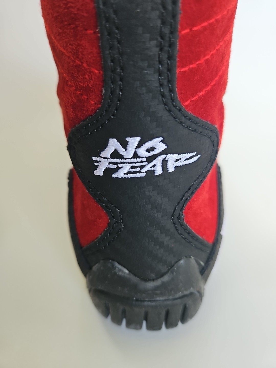 No Fear Driving Force T-4 Auto Racing Suede Shoes Mens Size 9 New In Box Red