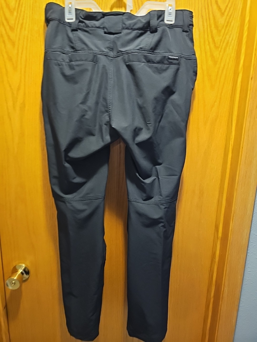 Truewerk Mens Pants 36×32 Black Work Utility Cargo Softshell Used NO KNEE PADS