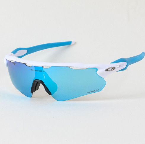 NEW Oakley Radar EV Patn Sunglasses White Frame Blue Prizm Lenses OO9208