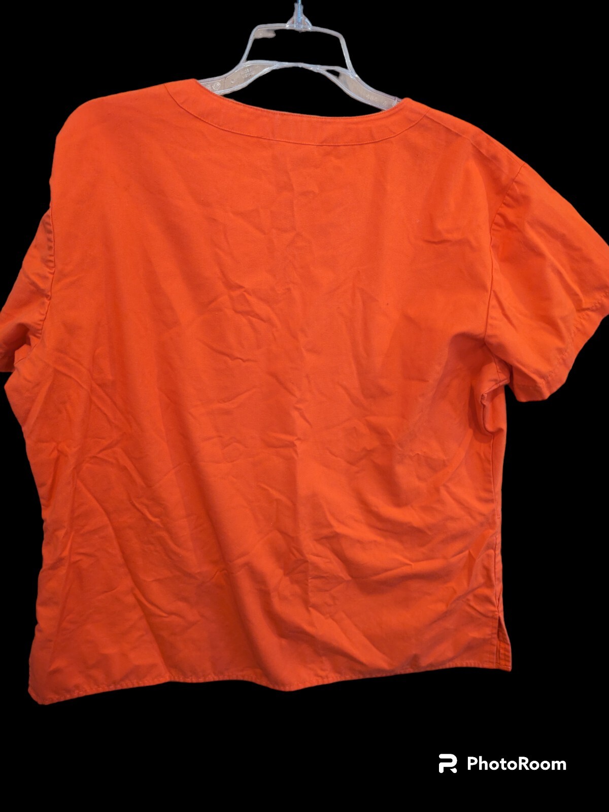 DICKIES Embellished Mock Wrap Neck Scrub Top Women’s Size Large