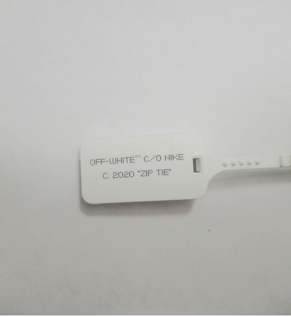 FAST SHIPPING “The Ten” ZIP TIE TAG Blue WHITE GREEN Red Replacement x Off-White