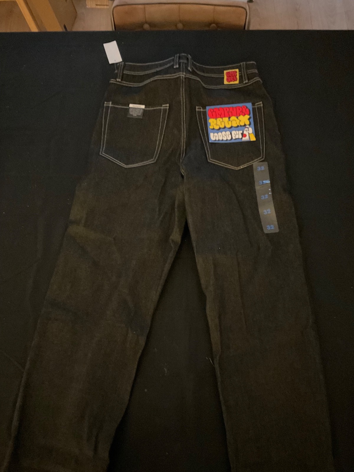 Empyre Loose Fit Raw Denim Jeans Size 32
