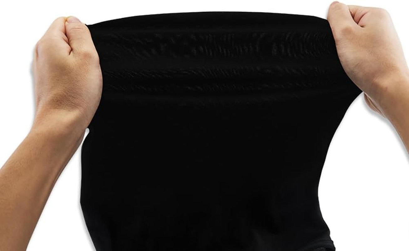 2 Pcs Black Full Face Mask Cover Faceless Skin Masks Halloween Cosplay Spandex H