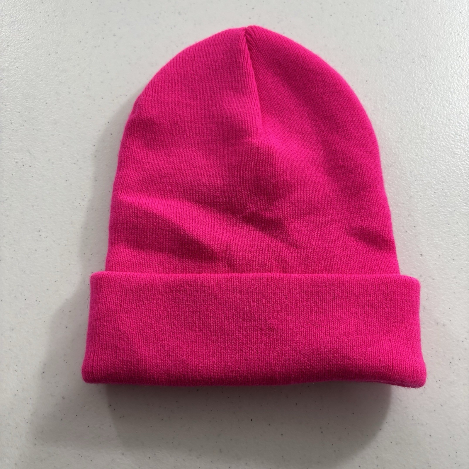 Kenwood Home Car Audio Neon Pink Beanie Winter Hat Port Authority Embroidered