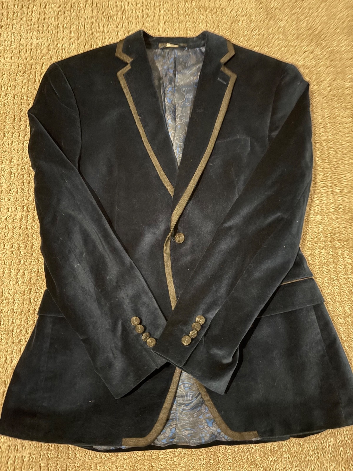 Mens Medium Tallia Blue Blazer