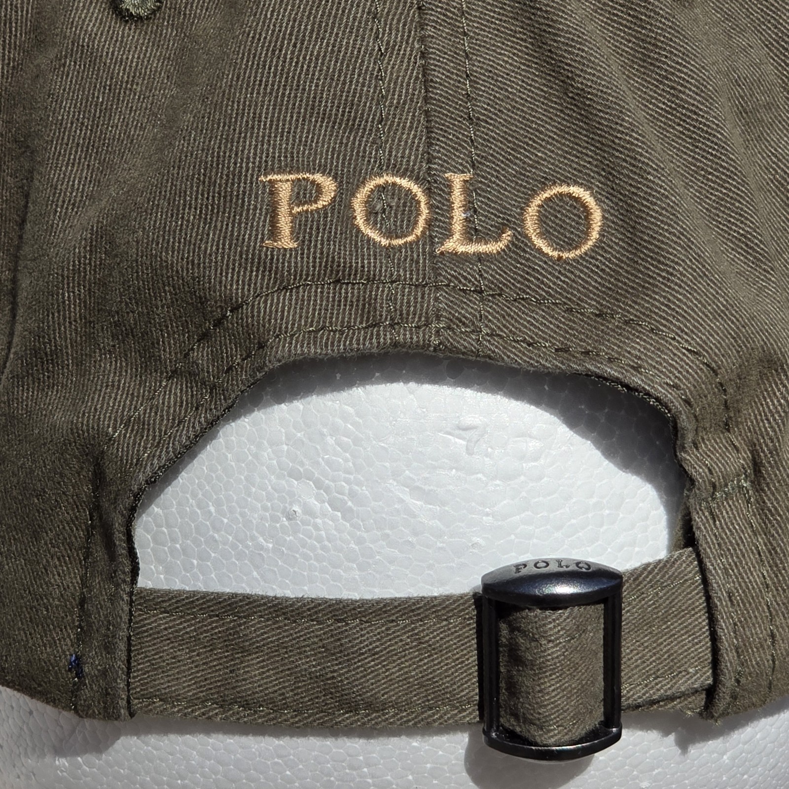 Polo Ralph Lauren Men’s One Size Cotton Chino Adjustable Ball Cap Olive Green