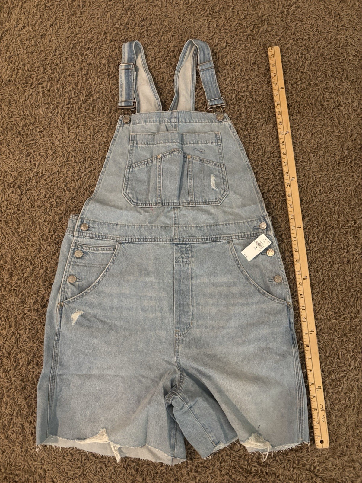NWT MSRP $79 Women’s GAP Shortall Size Medium Tall – Color: Light Destroy