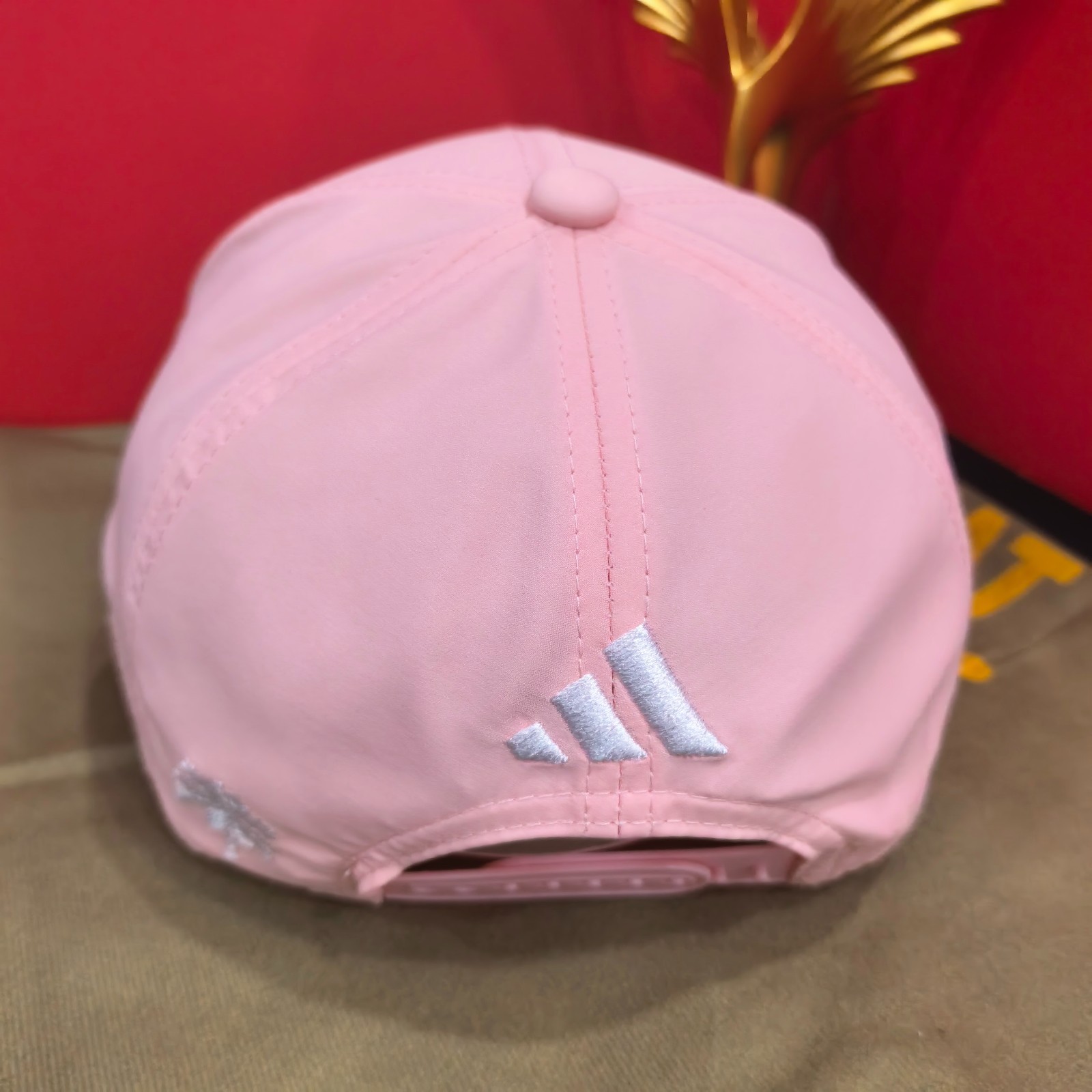 Mercedes-Benz Sports & Leisure Pink Baseball Cap with White Embroidered Logo