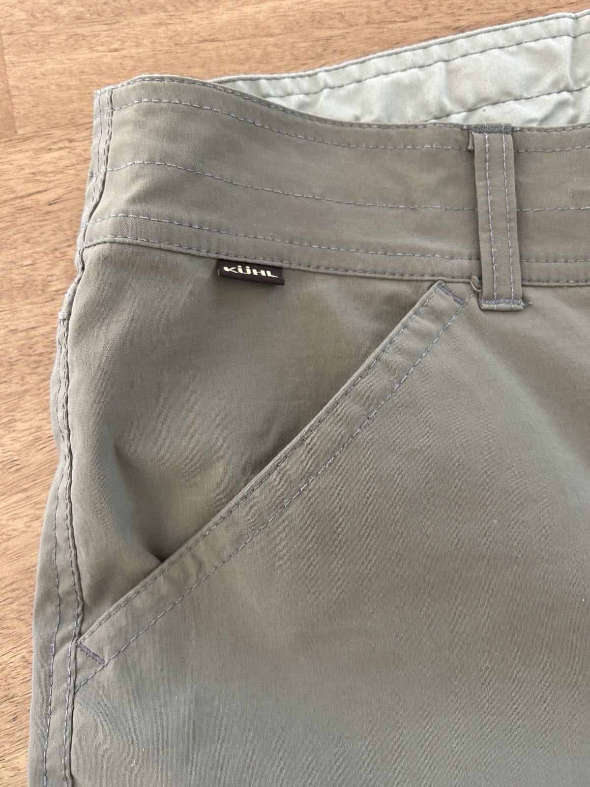 Kuhl Men’s Size 40 Shorts Gray Performance Lightweight Hiking Outdoor Camping