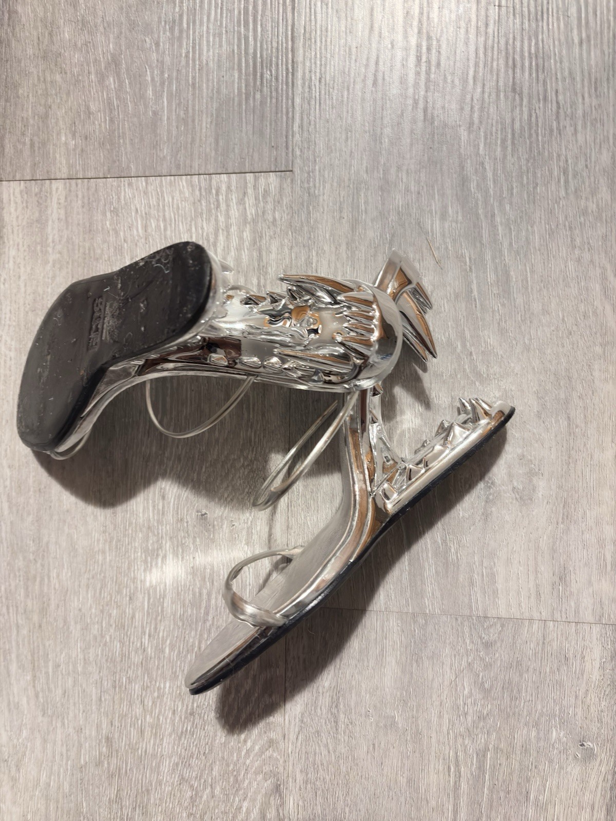 GCDS MORSO HEELS In Silver