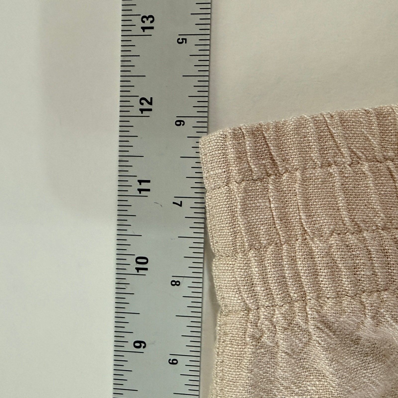 Old Navy High Rise Wide Leg Linen Blend Pants M Natural Pull On Breathable