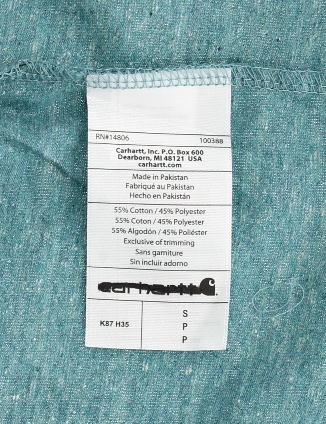 Carhartt Men’s T-Shirt, Heavyweight Loose Fit Short Sleeve Crew Neck Pocket Tee