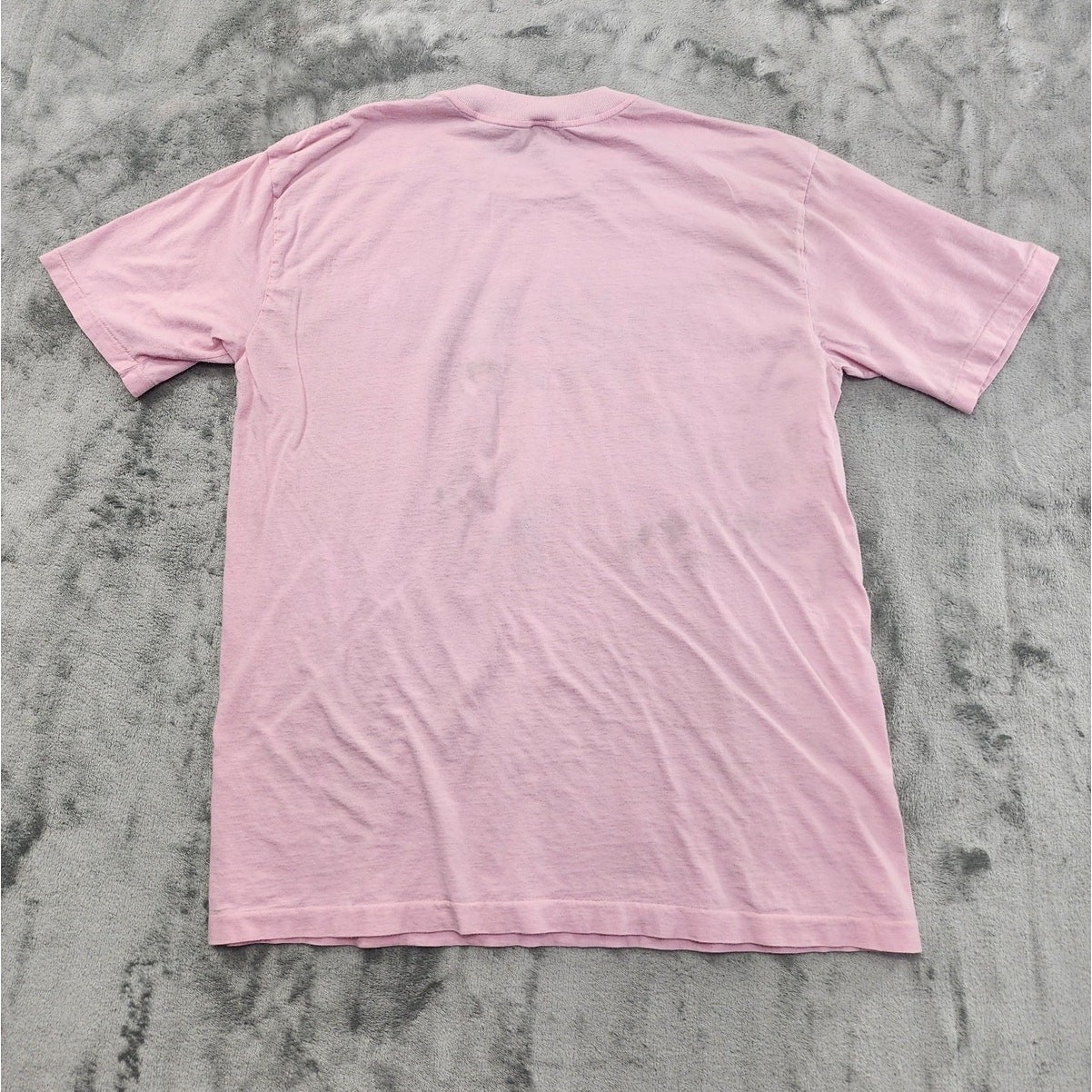 Vintage 80s BYC Top Womens M Pink California 88 Graphic Tee Crew Neck Surf Beach