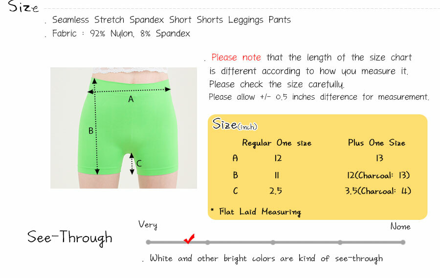 BASIC plain Seamless Stretch workout yoga Activewear Bike Shorts Solid Color