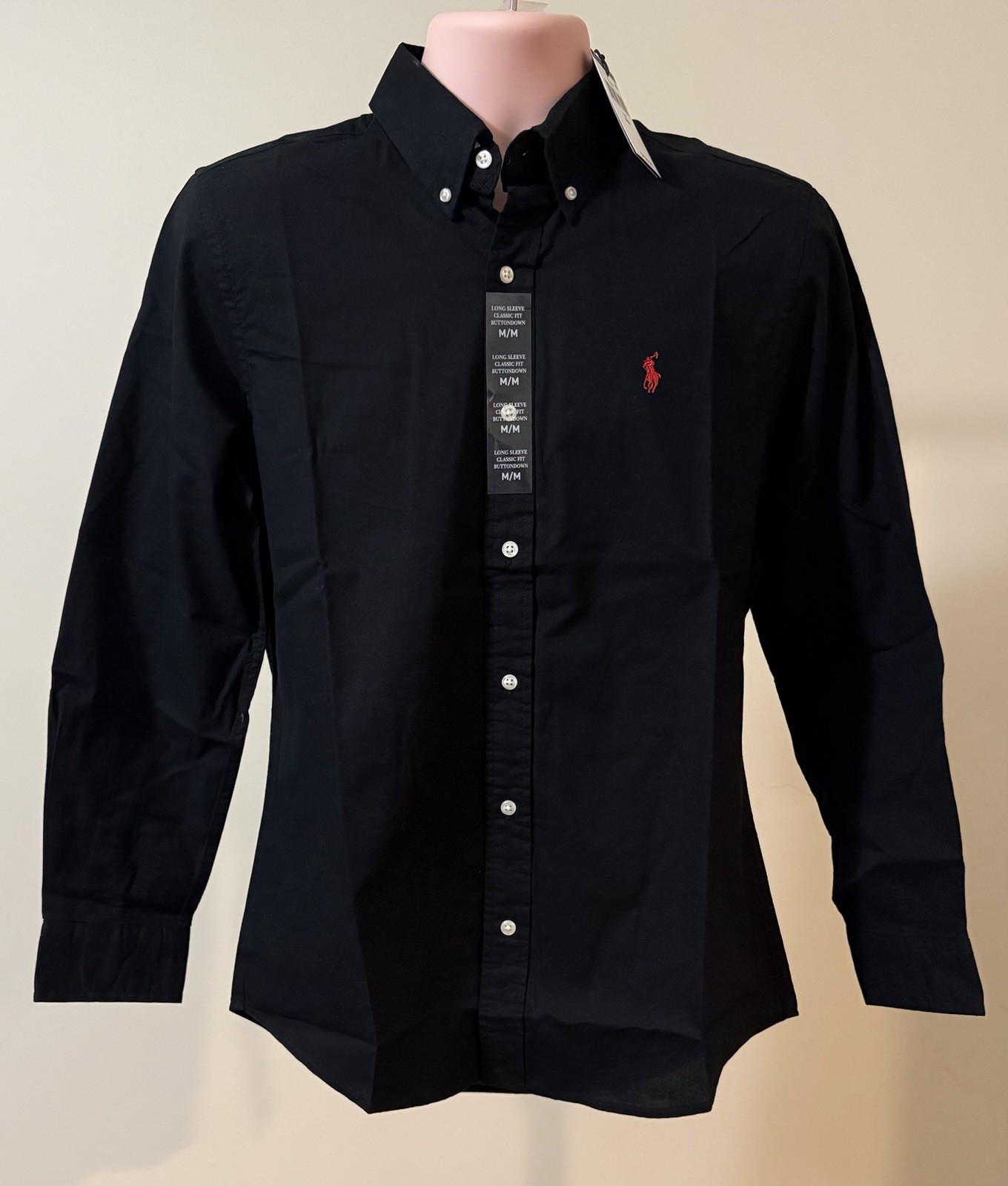 Polo Ralph Lauren Classic Fit Oxford Shirt – Black – Brand New Retail $130