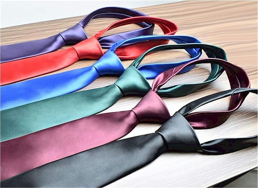 Mens 100% Solid Color Silk Neck Tie 58″ long (actual length varies 56″ to 60″)