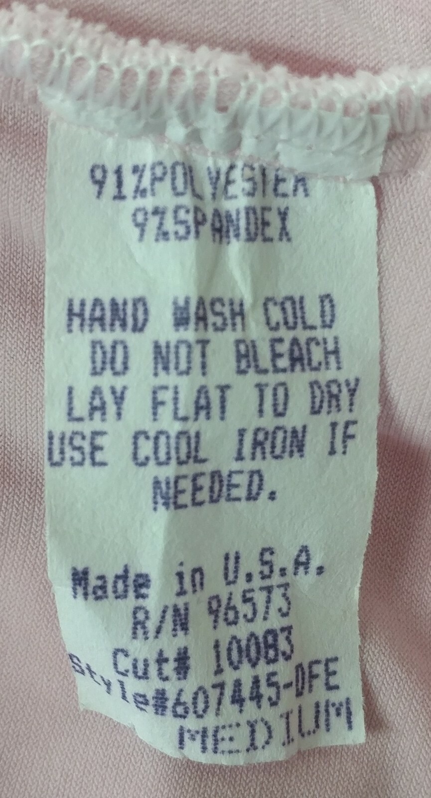 Aziz Women Shirt, Size Medium, pink, polyester, spandex