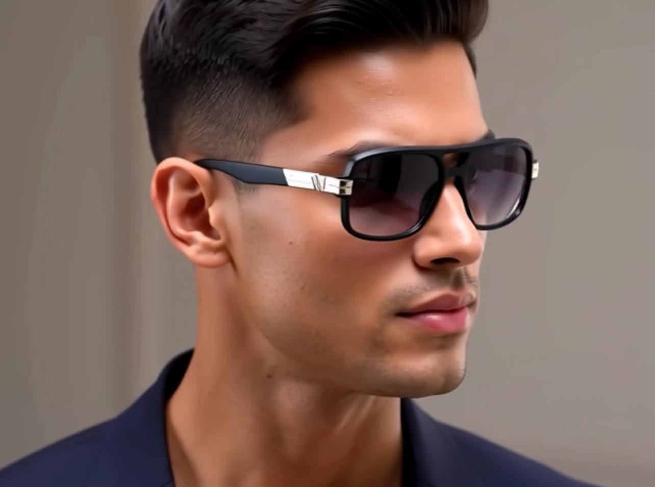 GAZELLE SWAG SQUARE HIP HOP AVIATOR SUNGLASSES OVERSIZED RETRO DESIGNER FASHION
