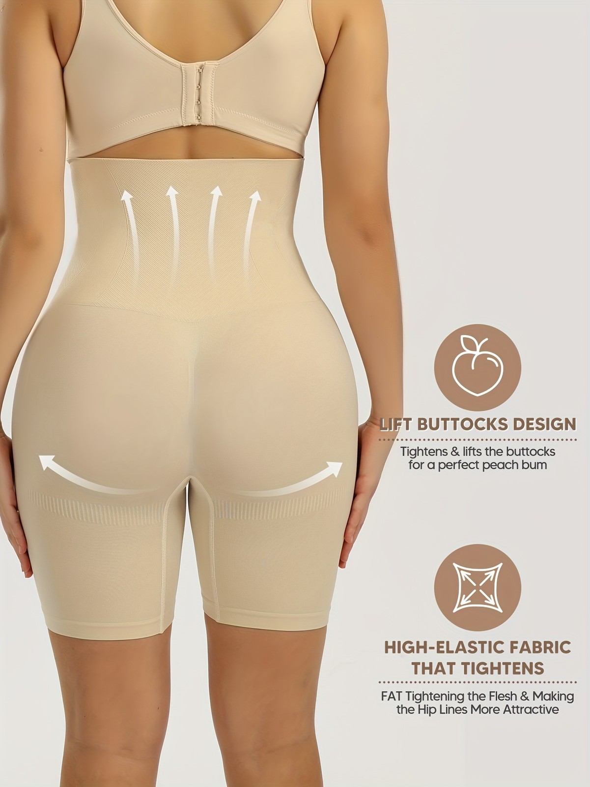 Women Tummy Control Shapewear High Waisted Body Shaper Shorts Slimming Panties