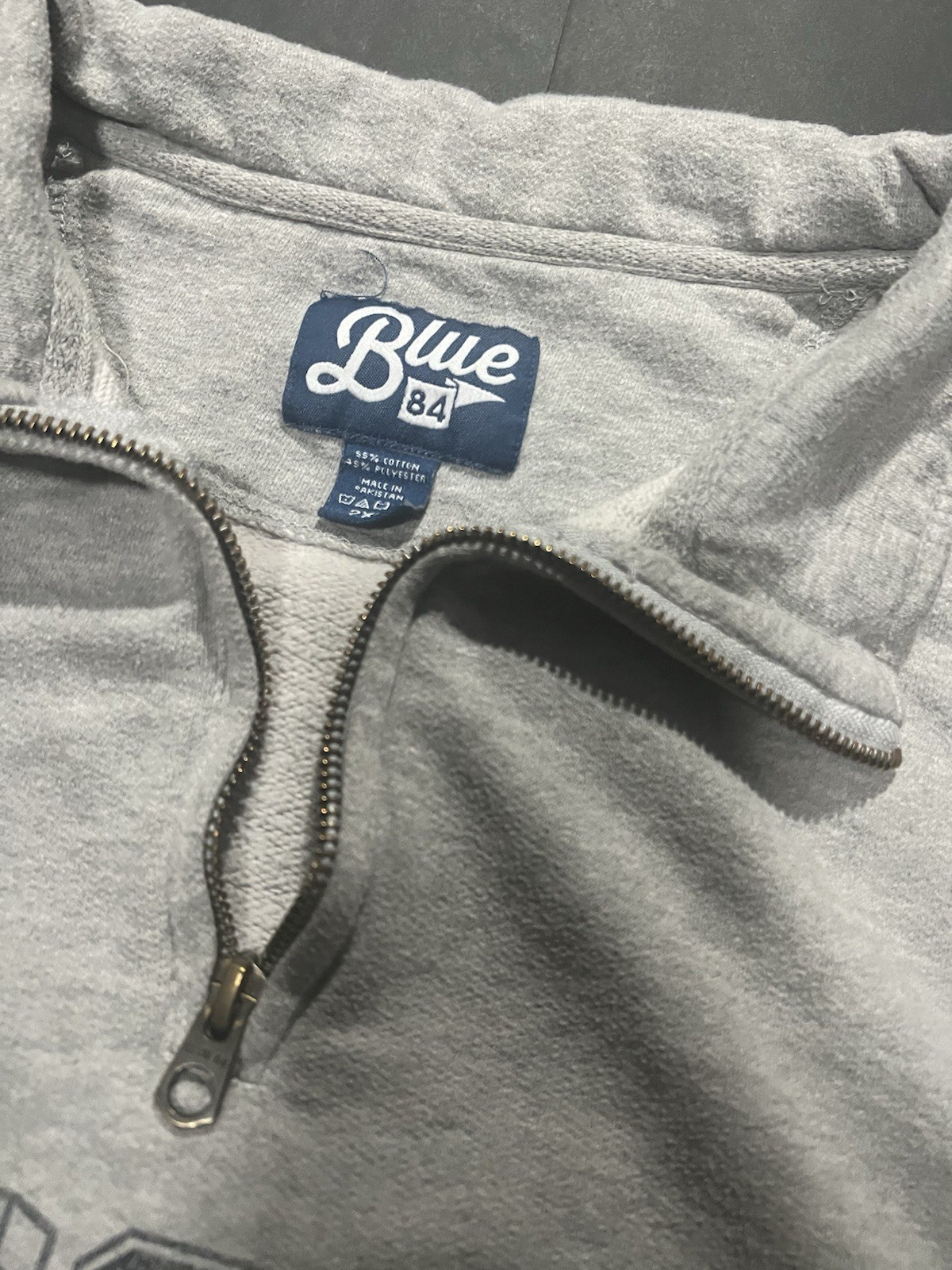 Emory University grey crewneck sweatshirt stains as show. Size L #college