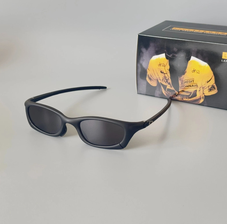 Oakley Magnesium Four Sunglasses Black Frame Black Lens Vintage