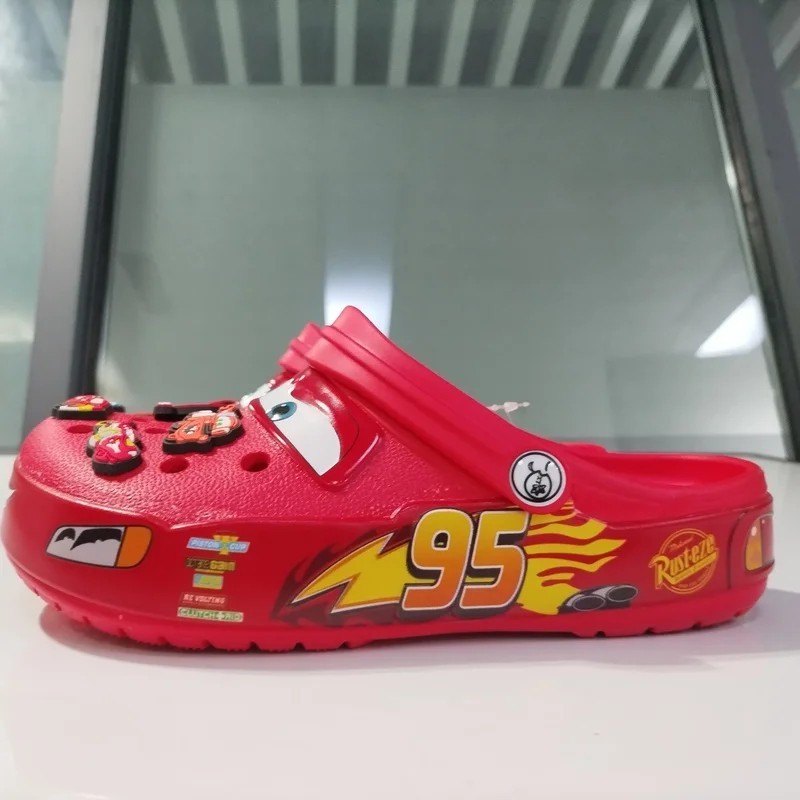 NEW Crocs Lightning McQueen Clog Adult Shoe Limited Classic No Lightup