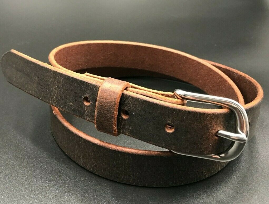 1 1/2″ HEAVY REAL LEATHER WORK GUN CCW HOLSTER DRESS BELT-AMISH HANDMADE-1.5