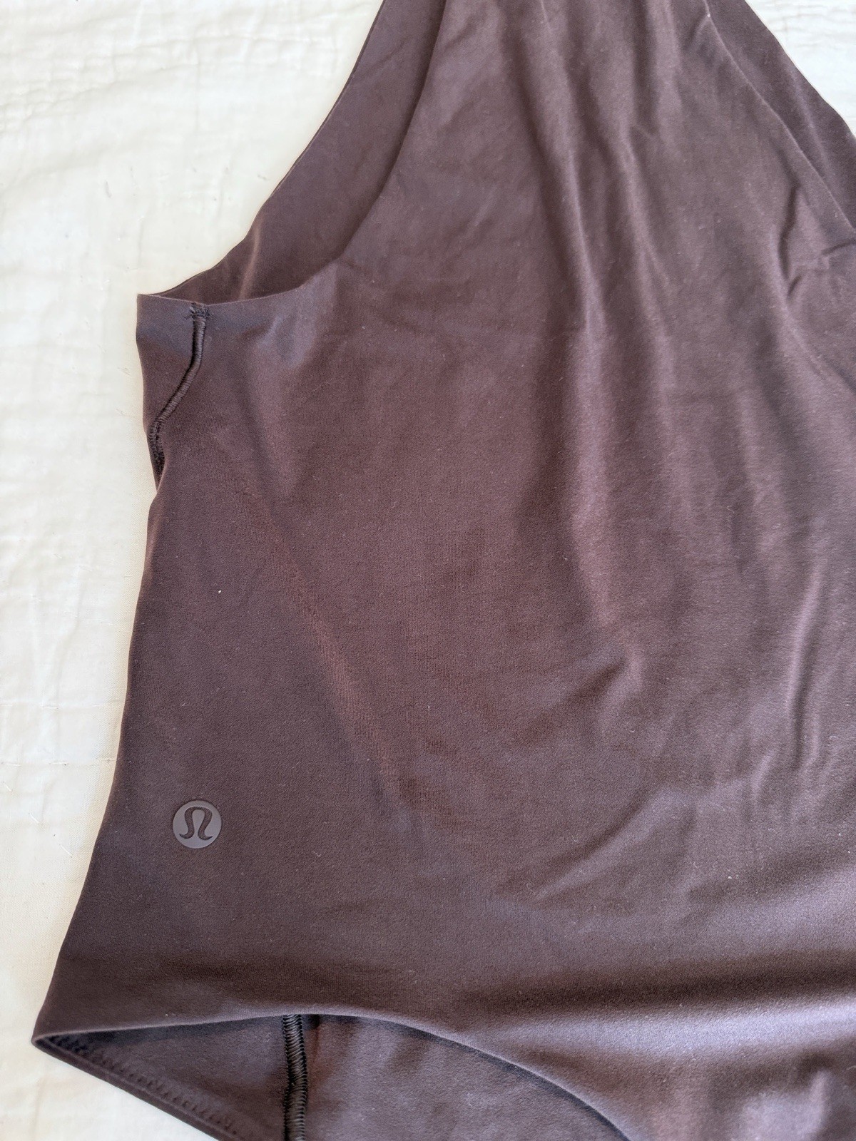 lululemon Women’s Halter Neck One-Piece Bodysuit Brown M Moderate Compression