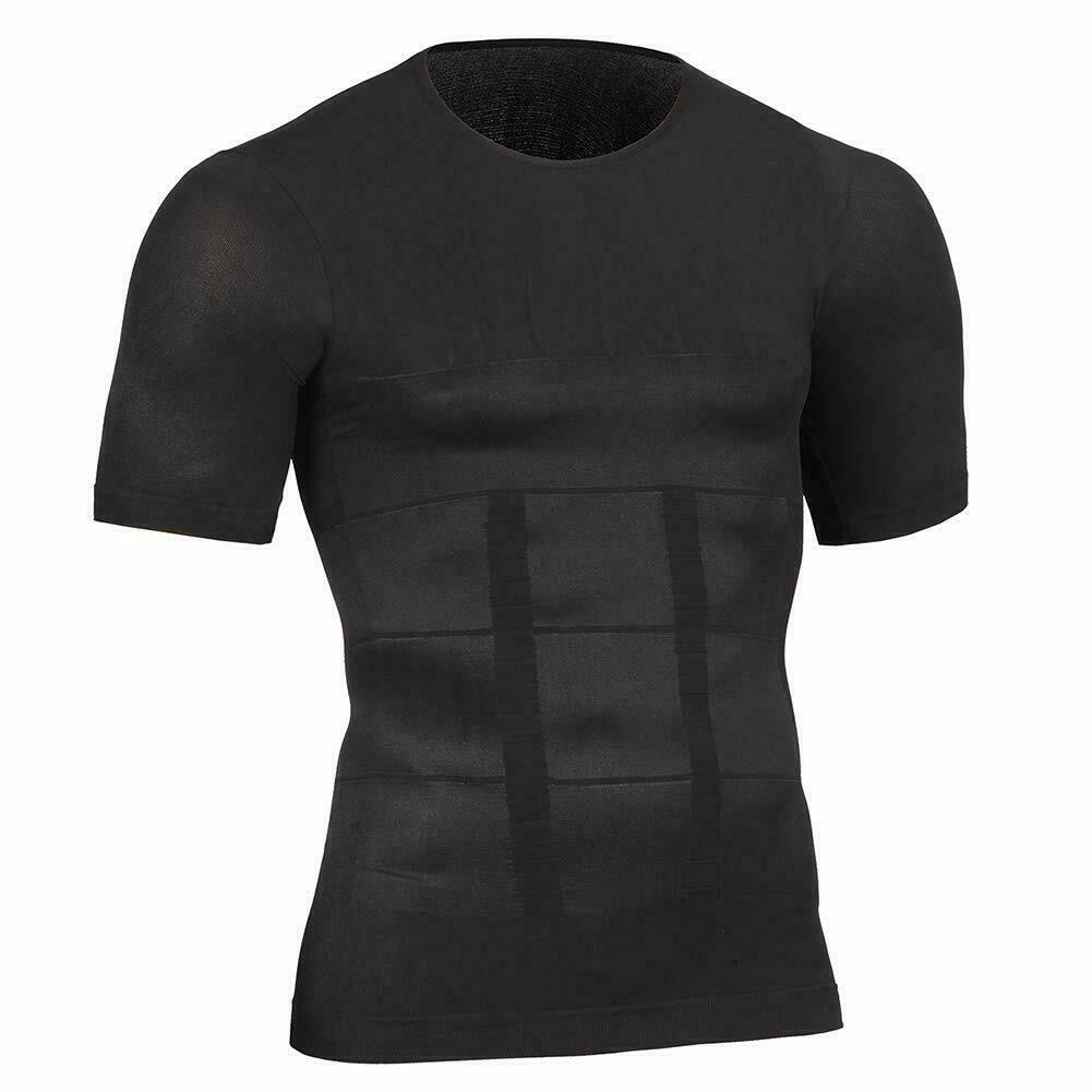 Shaper Men Body Toning T-Shirt Ultra Durable Vest Compression Underwear Tank Top
