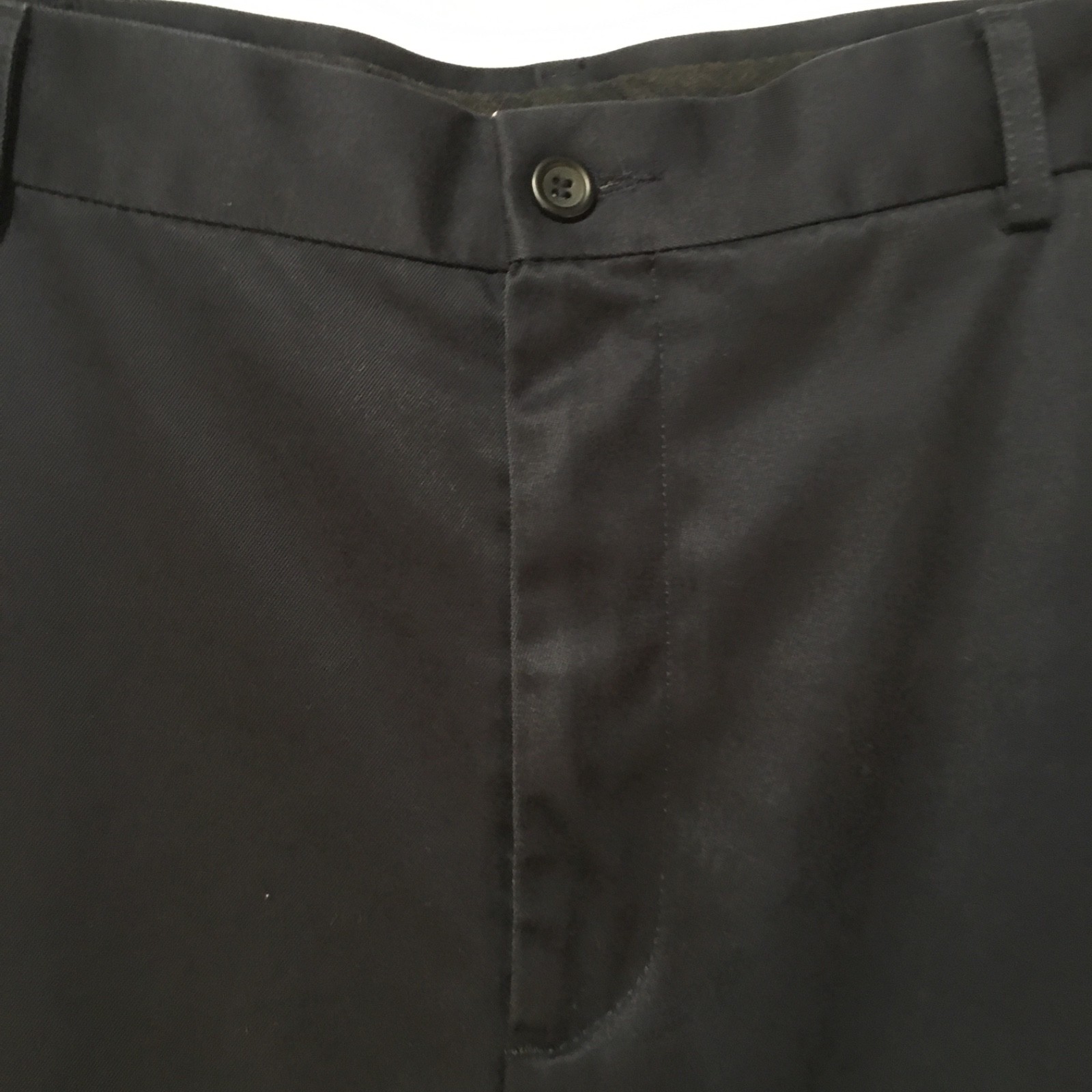 Dockers Collection Men 36×32 Dress Pants Navy Blue Flat Front Relaxed Fit Cotton