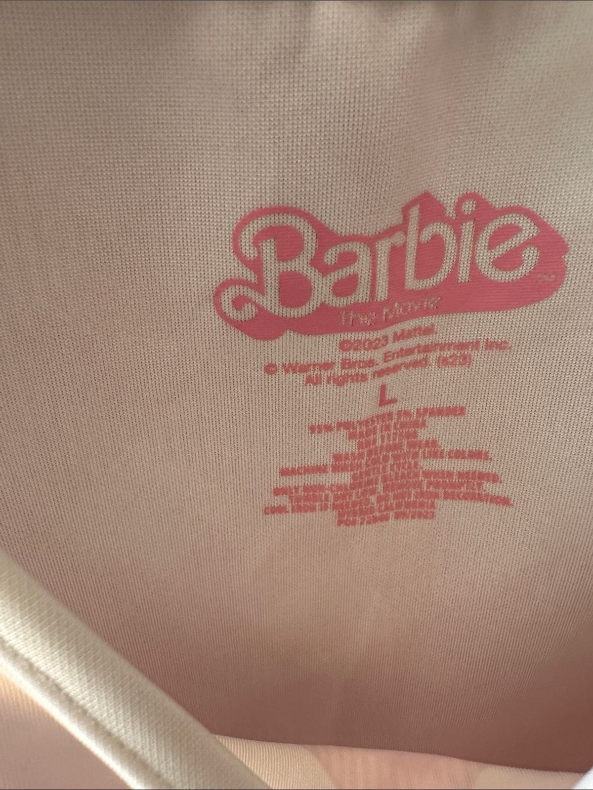 Barbie Pink Gingham Dress with White Peter Pan Collar