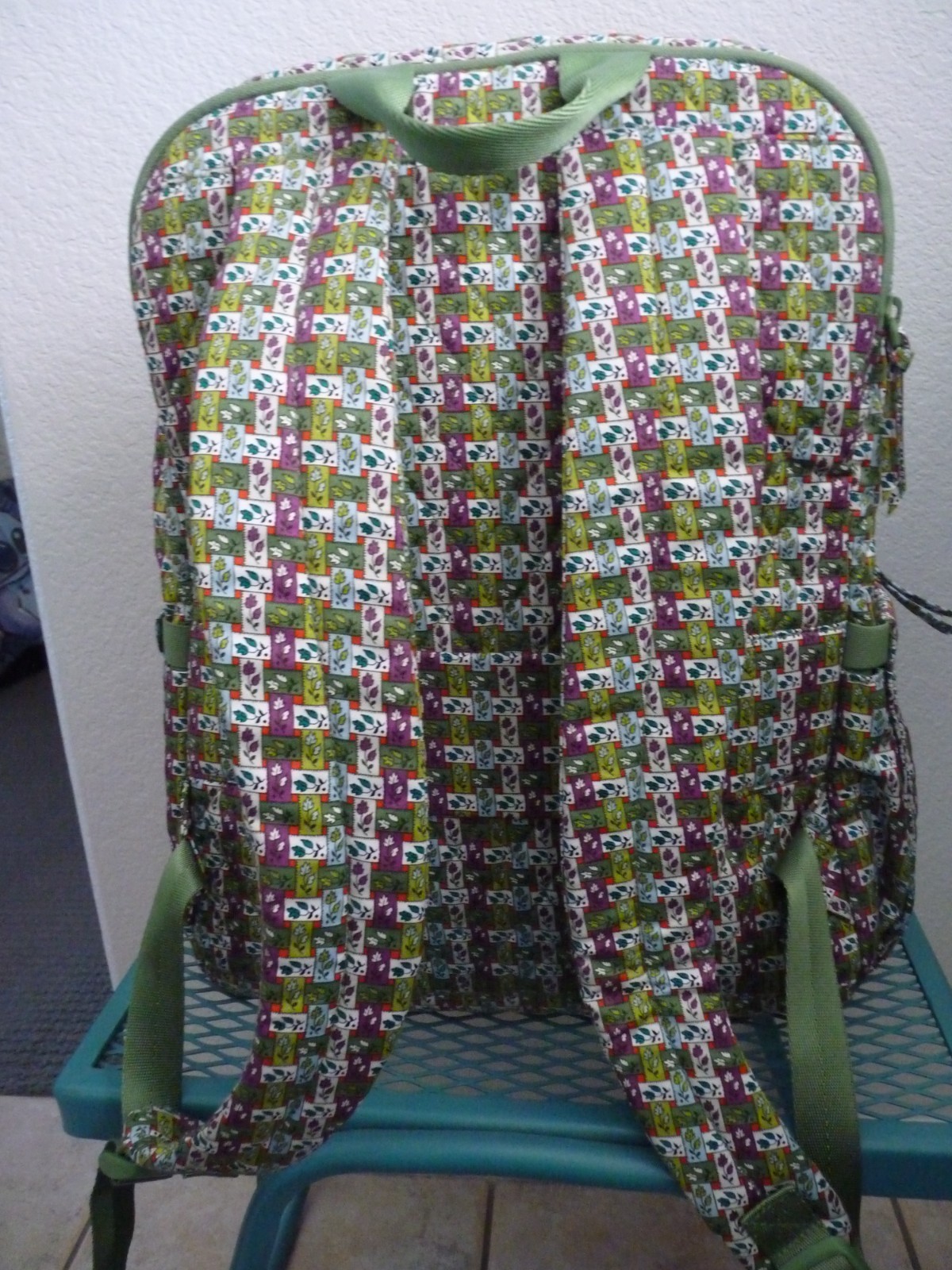 Vera Bradley Women’s Large Bancroft Backpack Ribbon Plaid NWOT