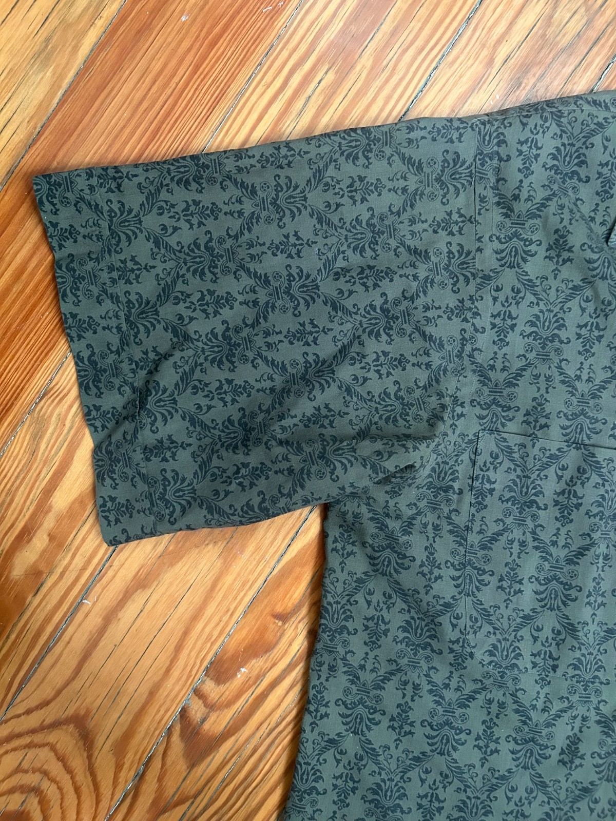 Vintage 50s 60s Loop Camp Collar Small Green Rutland’s Sports Shirt