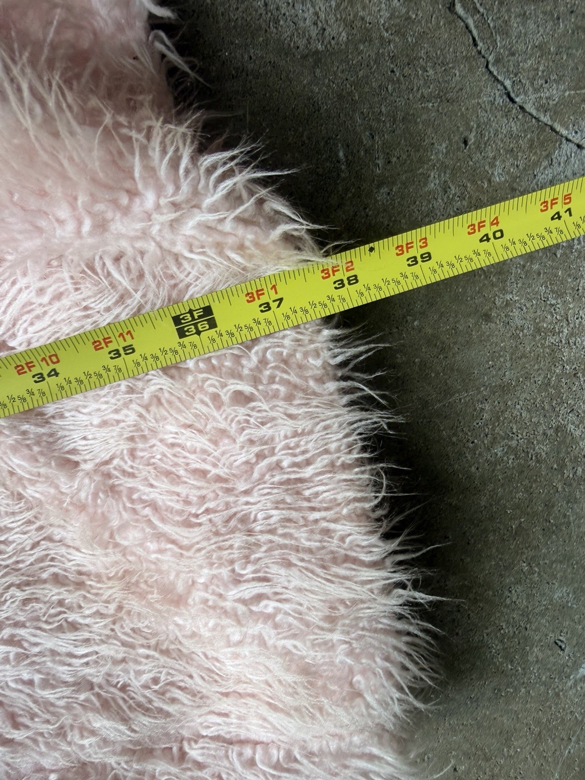 Vintage 50s 60s Faux Fur Fuzzy Mohair Style Dress Pink Rayon Lined Loungees Pink