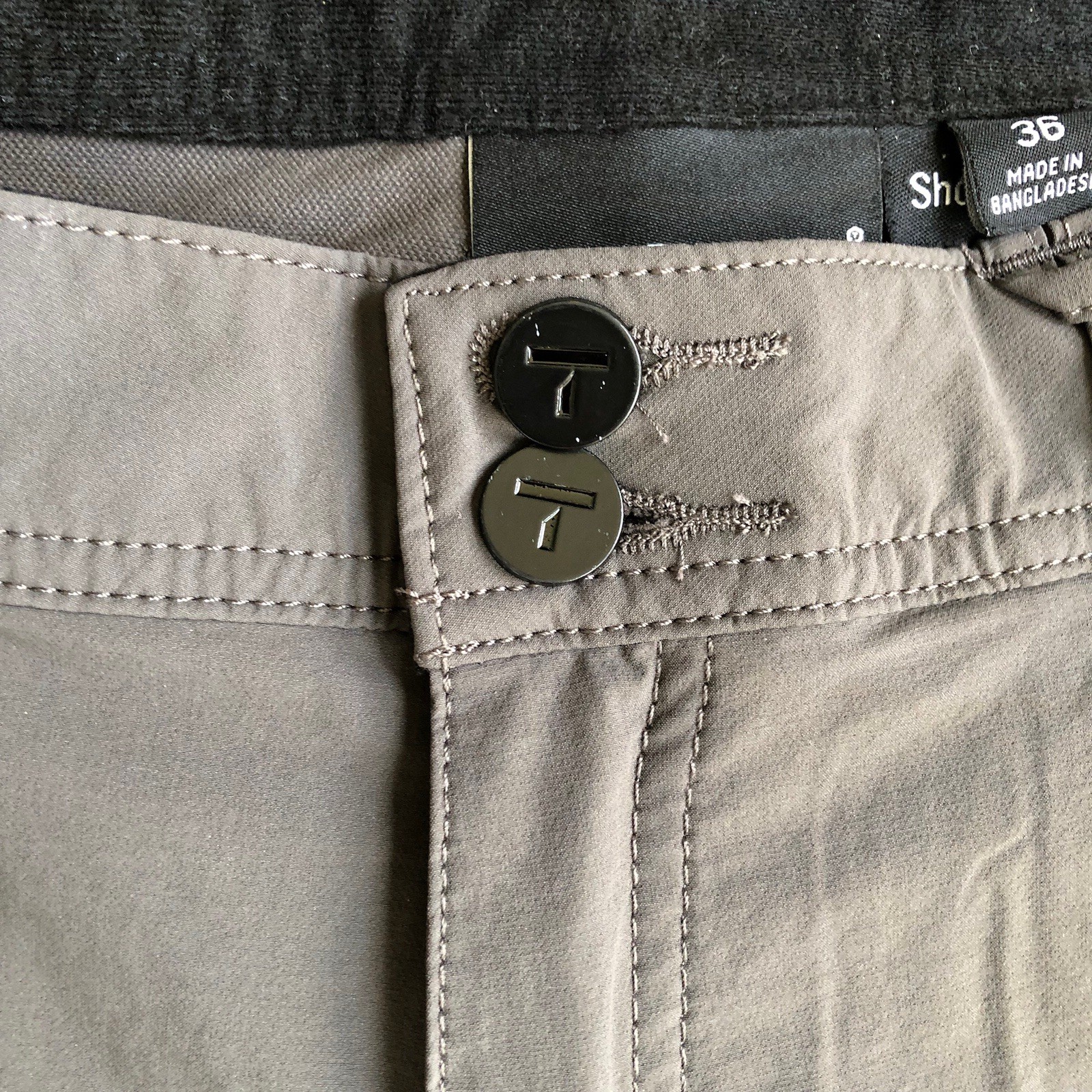 TRUEWERK T1 Werkshorts Mens Size 36 Gray Cargo Shorts Utility Work Outdoor