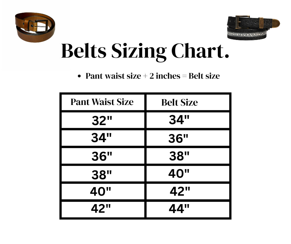 Standard Leather Belt – Amish Made