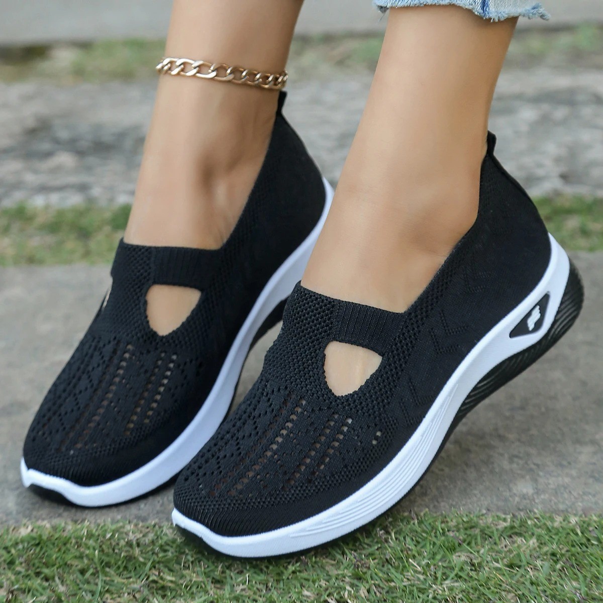 Women’S Casual Shoes Breathable Comfortable Orthopedic Shoes Non Slip Sneakers f