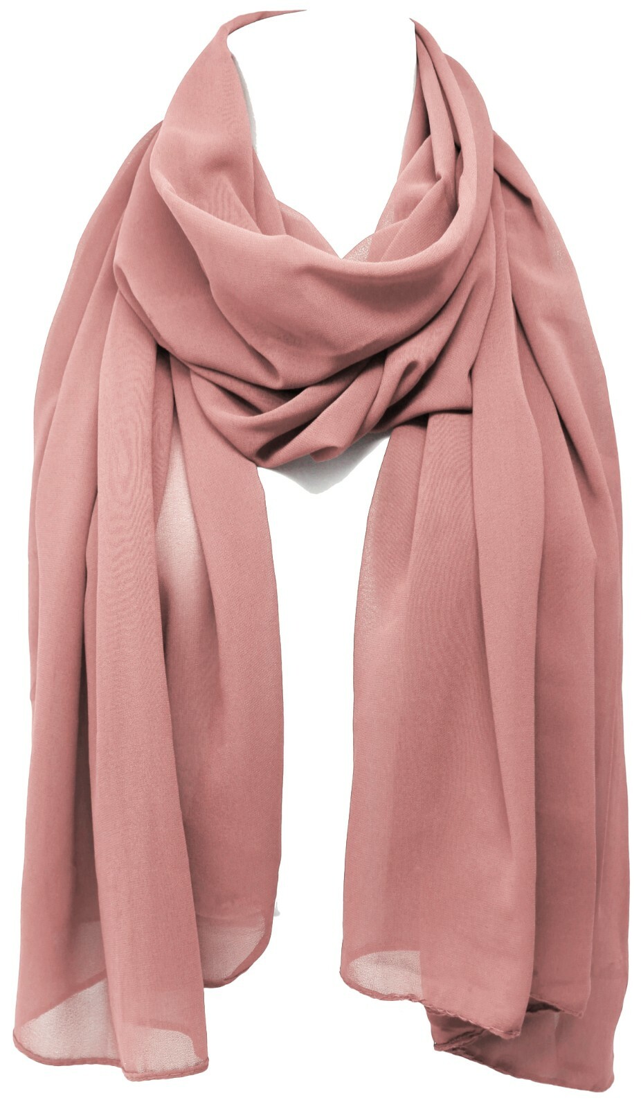 Soft Georgette Solid Chiffon Bridal Wedding Shawl Evening Scarf