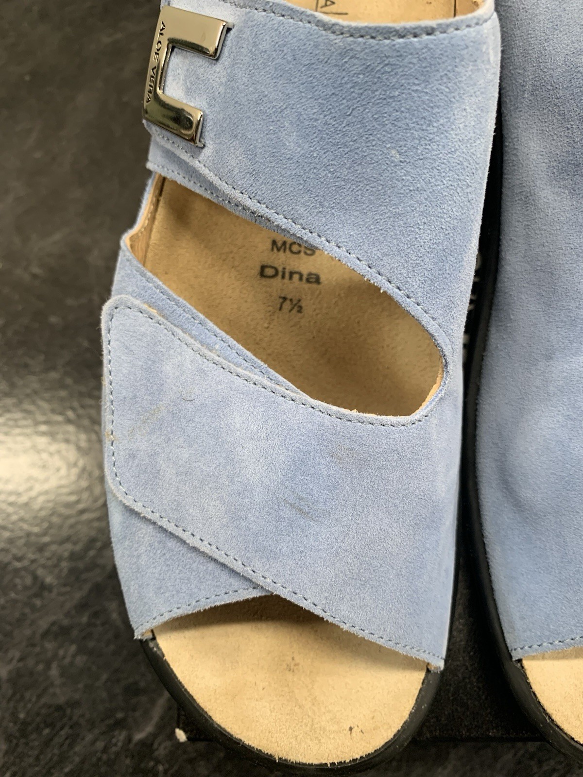 Theresia M. Aloe Vera Gloria Blue Sandals
