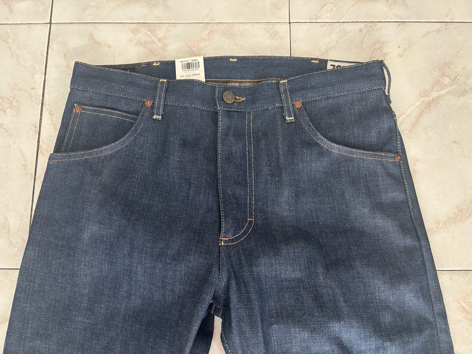LEE Jeans 101 Japan Sanforized Selvedge Denim Made in Italy Men’s Size 36×32
