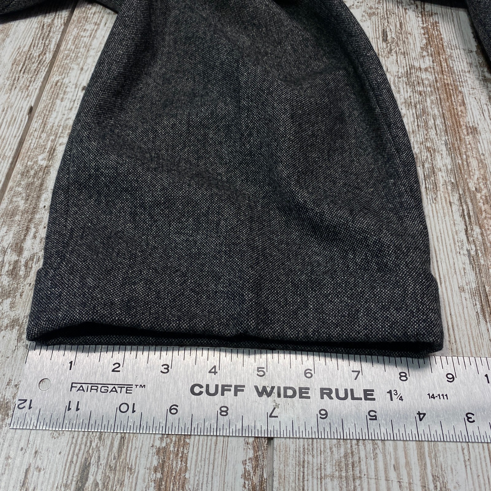 Polo Ralph Lauren Pants Mens 35×30 Wool Cashmere Pleated Cuffed Pants 7446