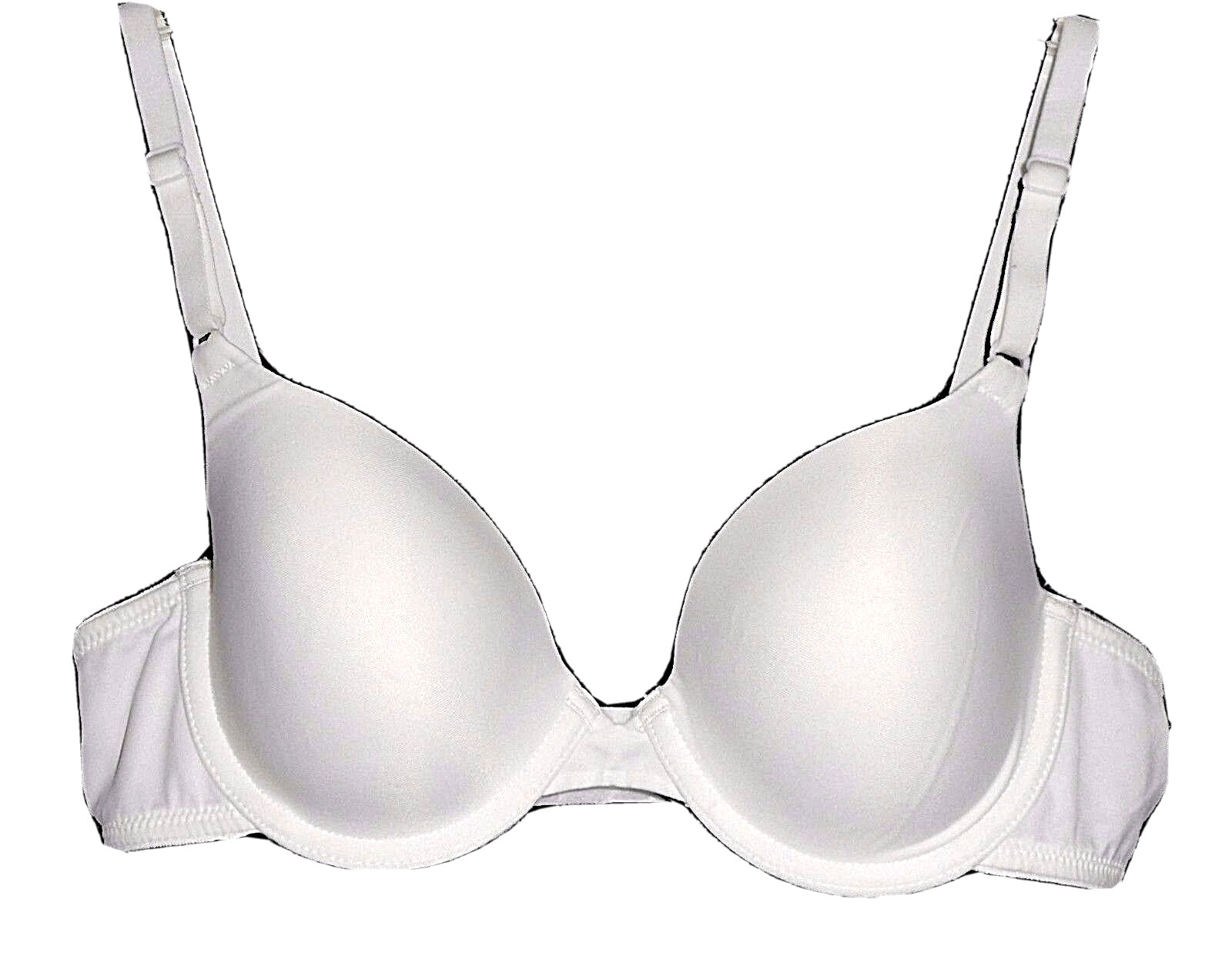 New Bra Maidenform 1-Fabulous-Fit T-Shirt White Underwire 07959 MSRP-$38.00 34A