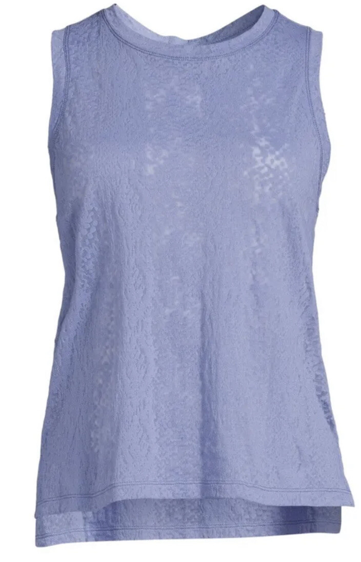 Avia Women’s Blue Peri Burn out Tank Top Size XXL
