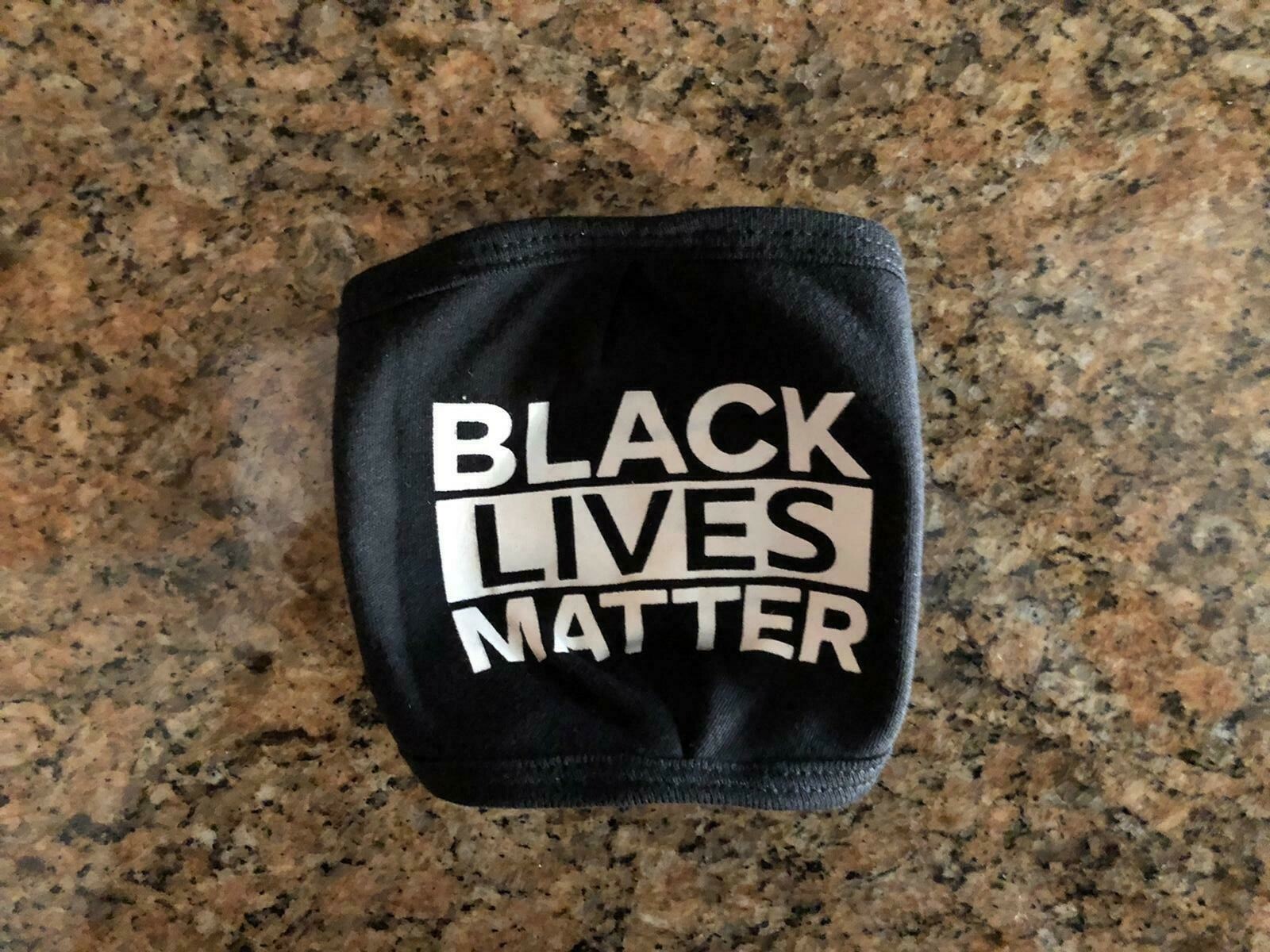 3 Pack BLACK LIVES MATTER Face Fashion Mask Washable Reusable 100% Cotton FLOYD