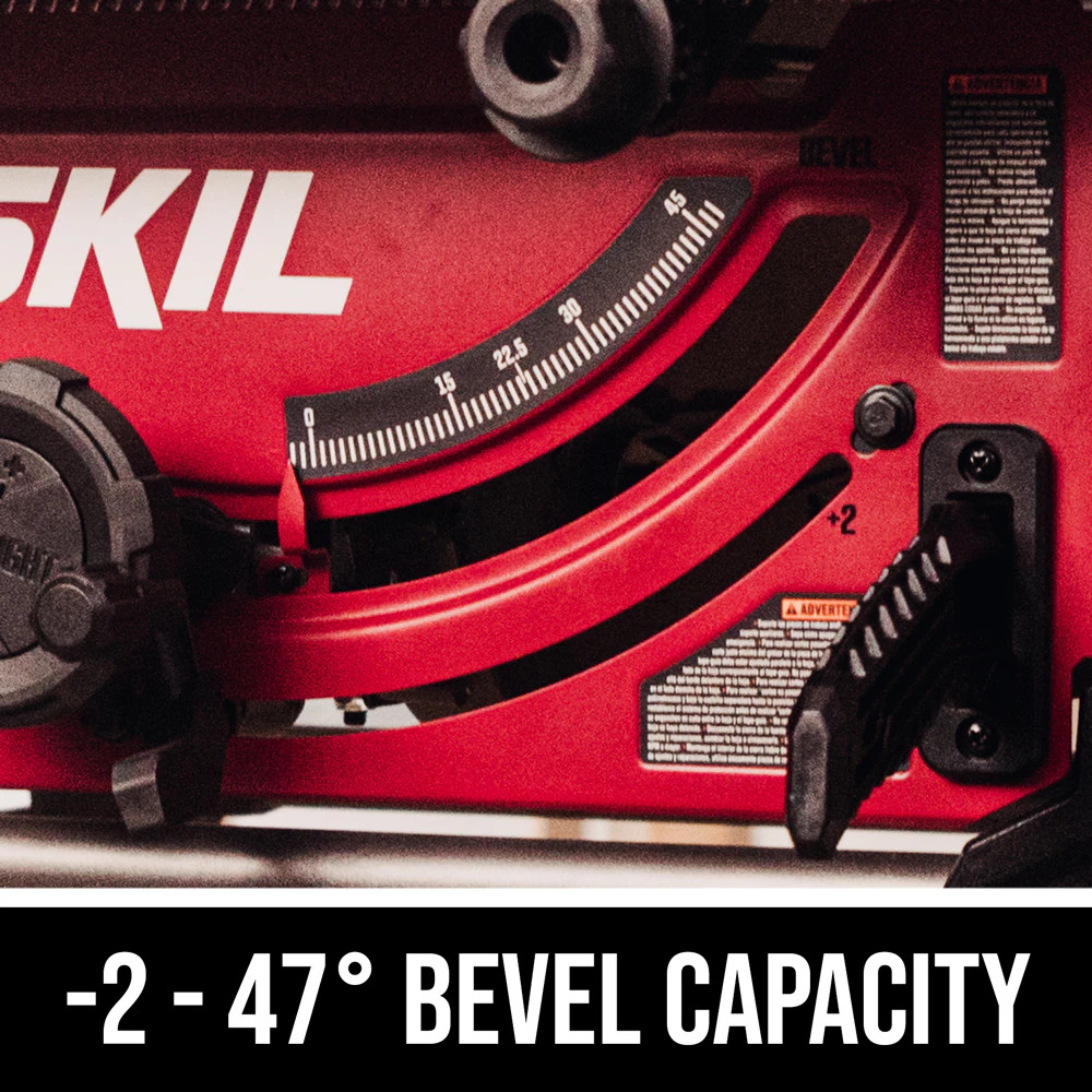 SKIL 10-in 15 -Amp 120 -Volt Portable Jobsite Table Saw with Folding Stan|124112
