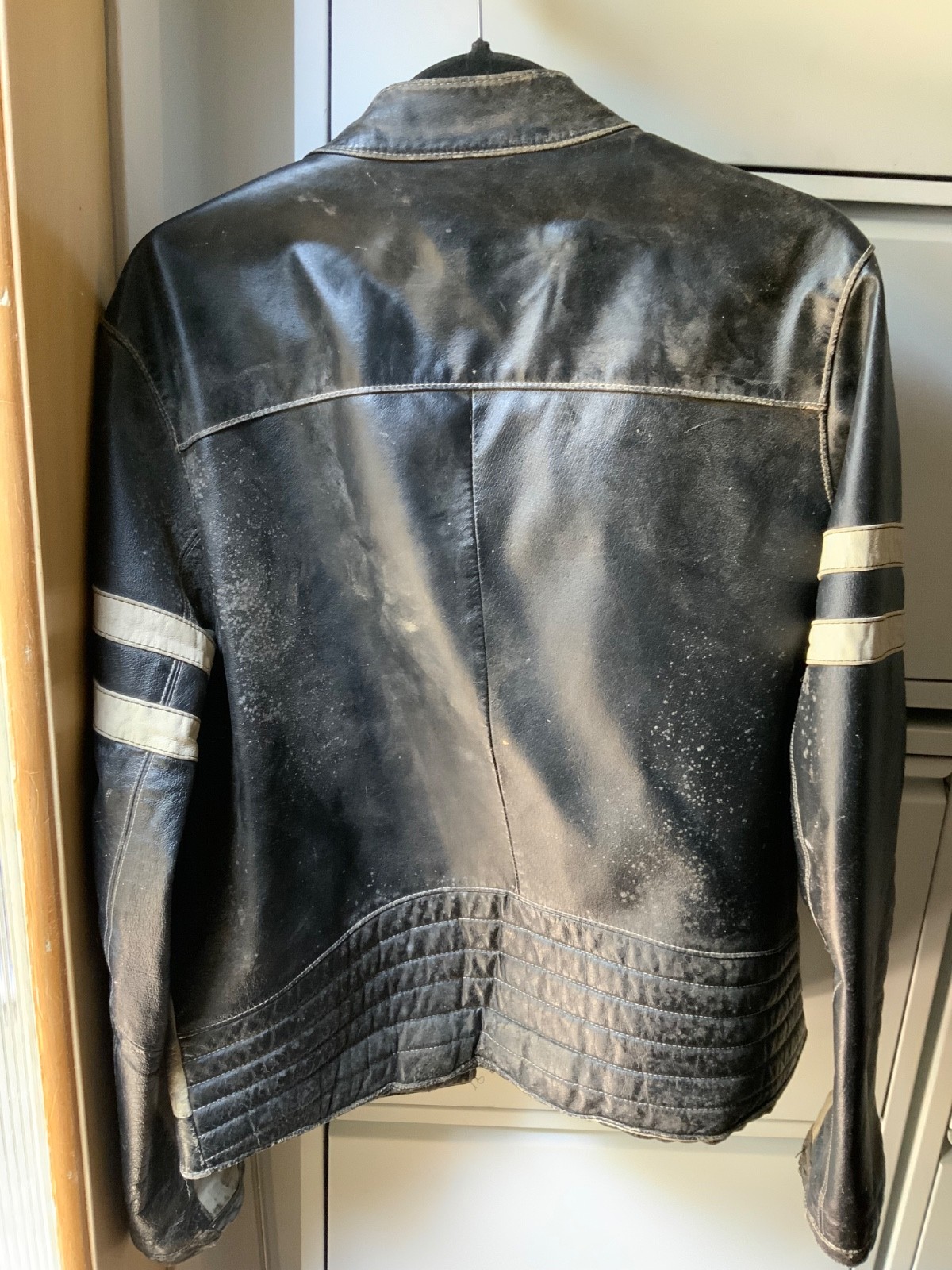 vintage motorcycle jacket leather
