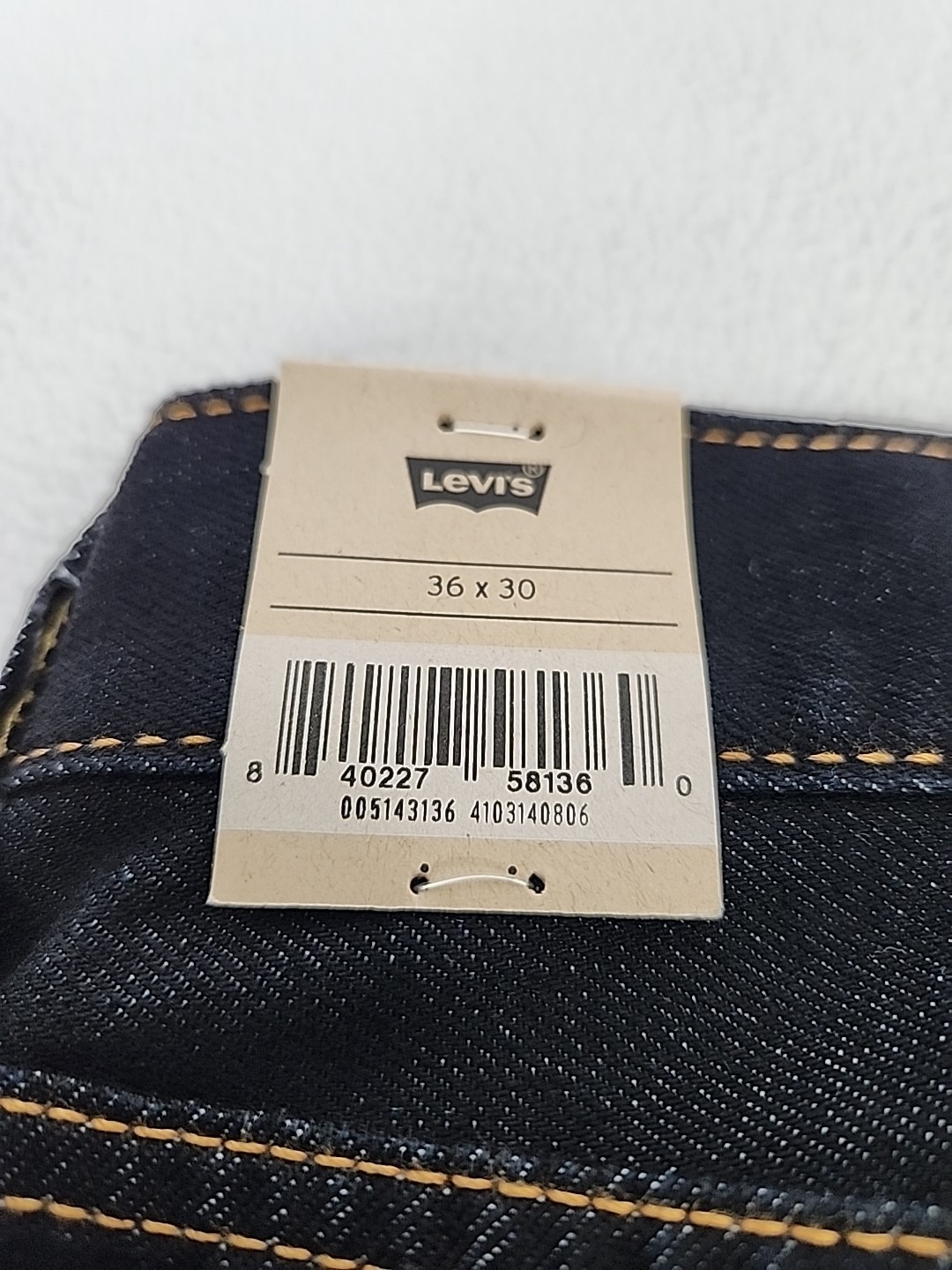 Levi’s 514 Regular Fit Zip Fly Straight Leg Denim Jeans 36X30 Men’s Black