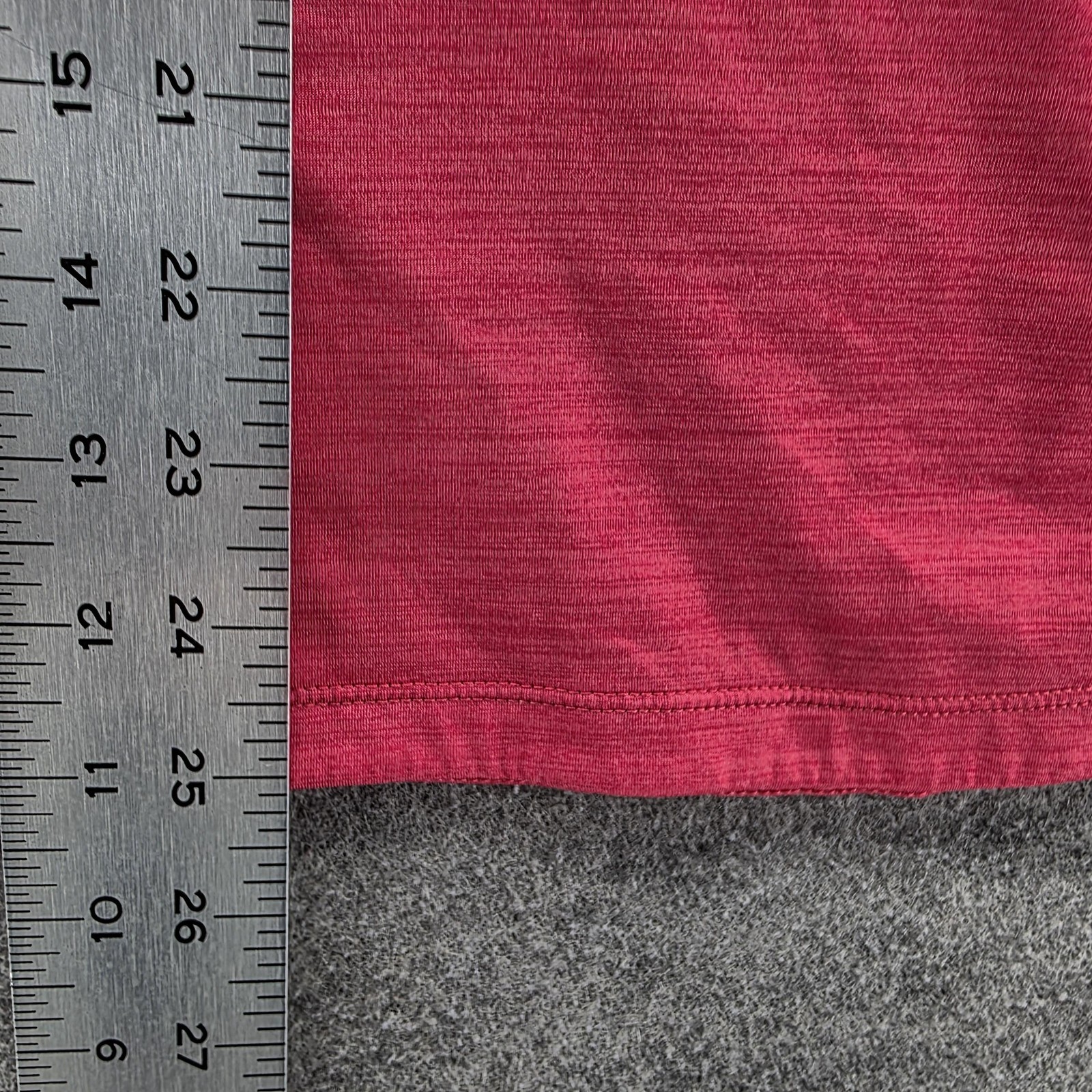 Tommy Bahama Polo Womens XL Red Basic Short Sleeve Stretch Polyester Spandex
